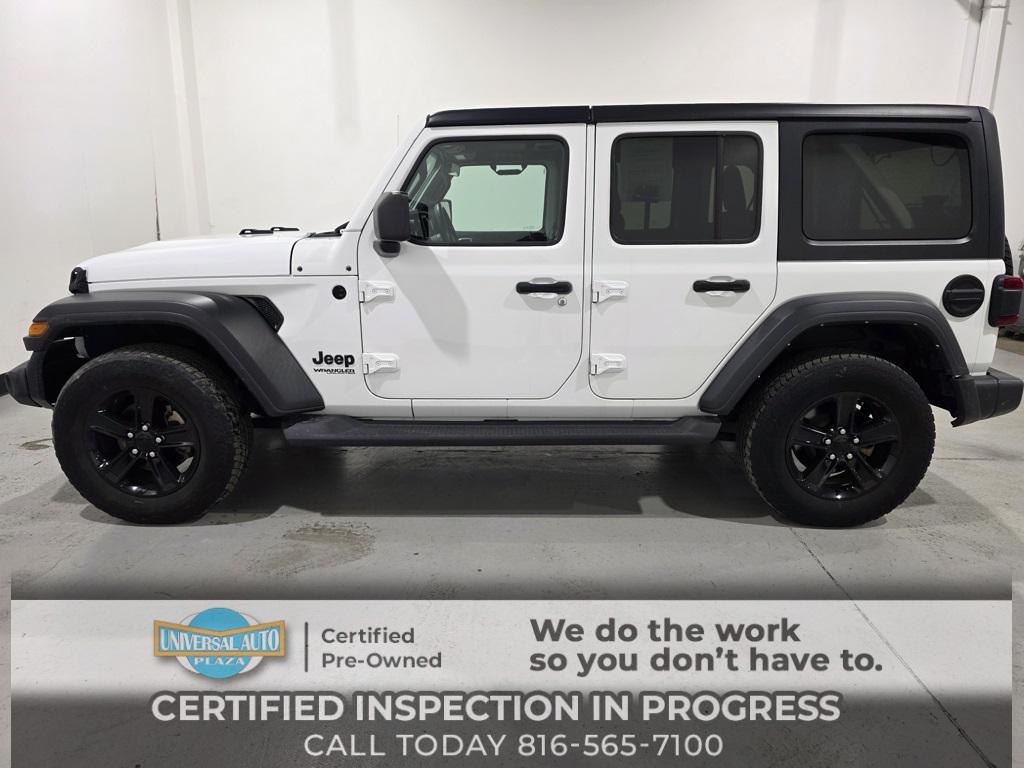 used 2021 Jeep Wrangler Unlimited car, priced at $28,944
