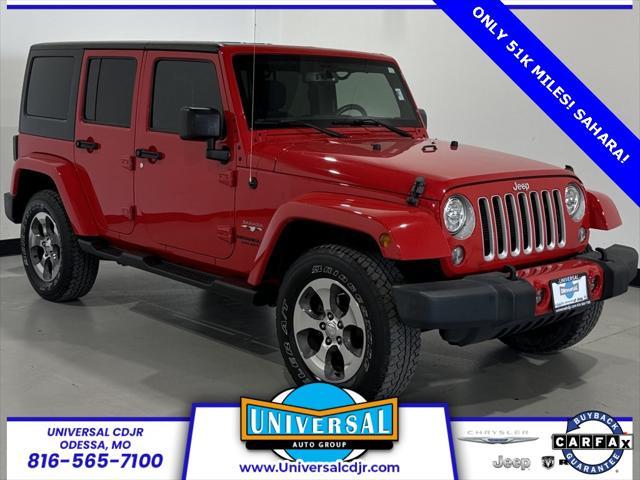 used 2017 Jeep Wrangler Unlimited car, priced at $24,472