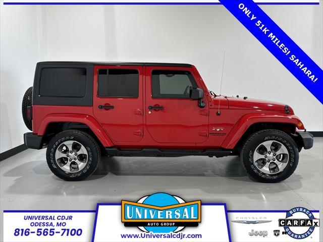 used 2017 Jeep Wrangler Unlimited car, priced at $24,472