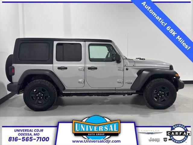 used 2018 Jeep Wrangler Unlimited car, priced at $23,730