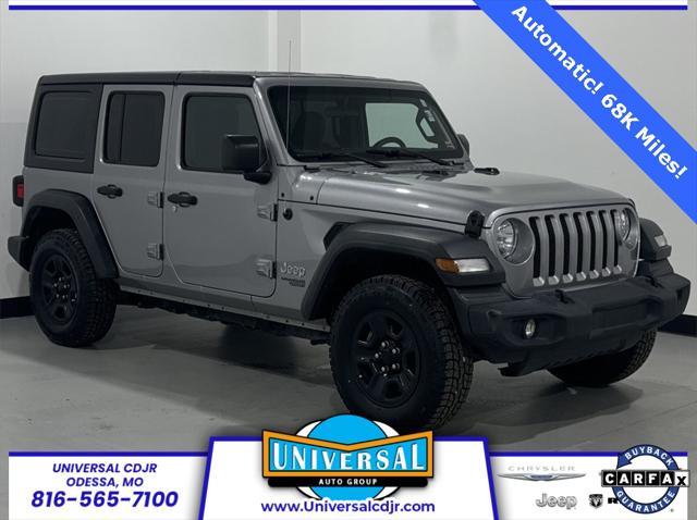 used 2018 Jeep Wrangler Unlimited car, priced at $23,730