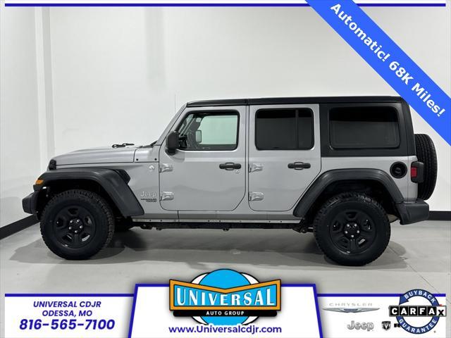 used 2018 Jeep Wrangler Unlimited car, priced at $23,730