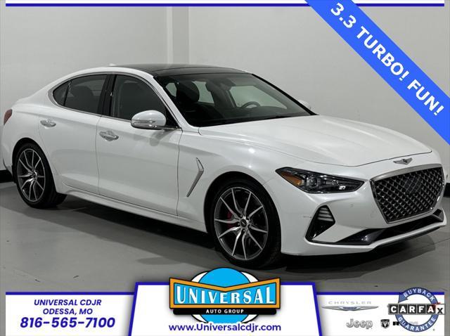 used 2021 Genesis G70 car, priced at $27,970