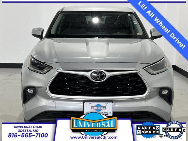 used 2021 Toyota Highlander car, priced at $24,997