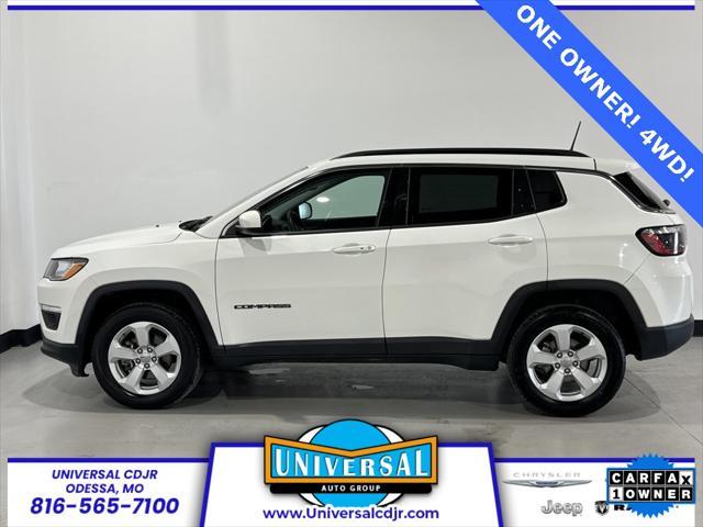 used 2021 Jeep Compass car, priced at $17,712