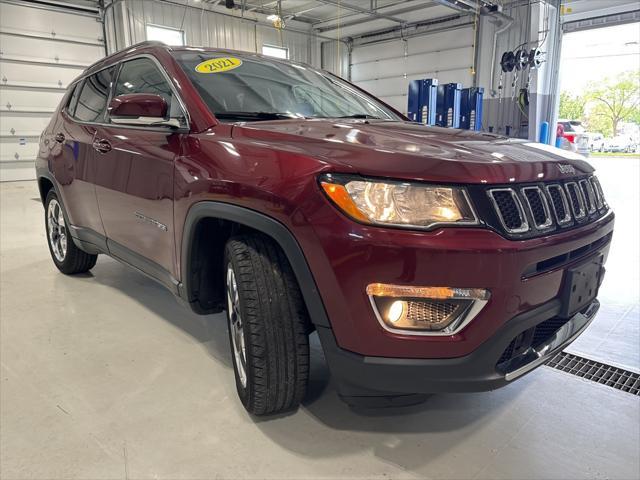 used 2021 Jeep Compass car, priced at $18,398