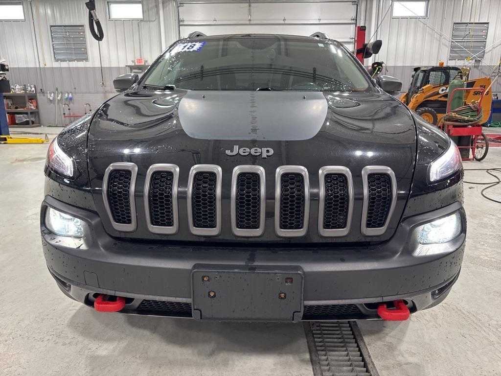 used 2018 Jeep Cherokee car, priced at $17,500