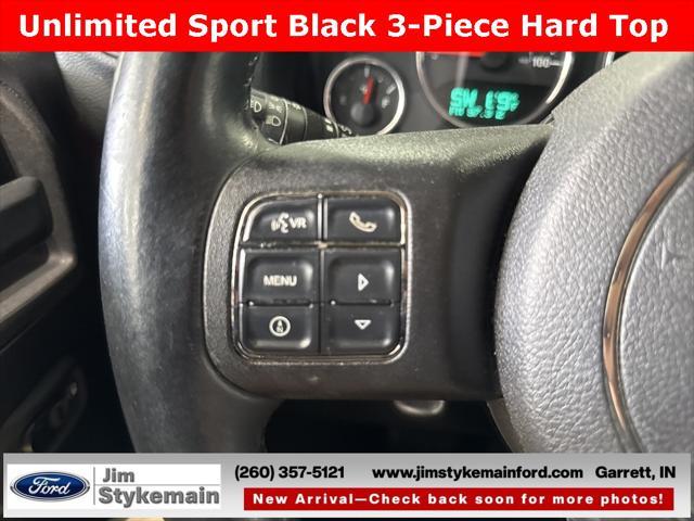 used 2013 Jeep Wrangler Unlimited car, priced at $17,899