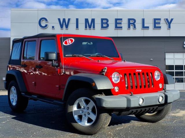 used 2016 Jeep Wrangler Unlimited car, priced at $21,995