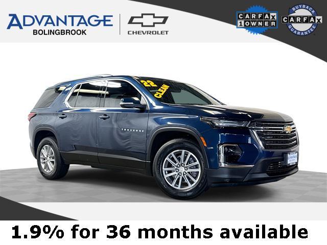 used 2022 Chevrolet Traverse car, priced at $23,819