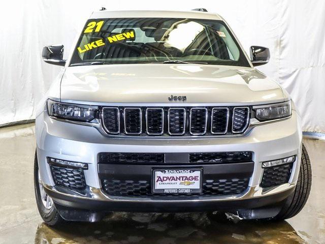 used 2021 Jeep Grand Cherokee L car, priced at $27,600