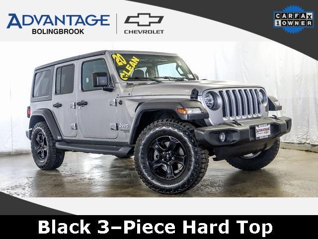 used 2020 Jeep Wrangler Unlimited car, priced at $28,672