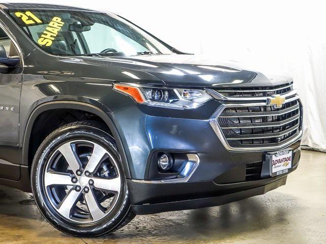 used 2021 Chevrolet Traverse car, priced at $25,472