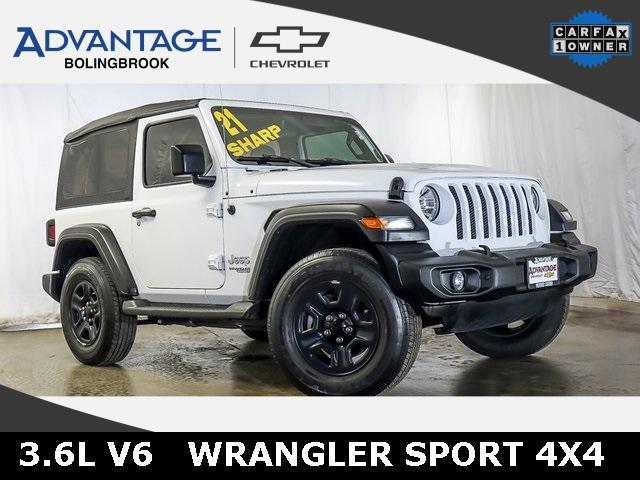 used 2021 Jeep Wrangler car, priced at $25,672