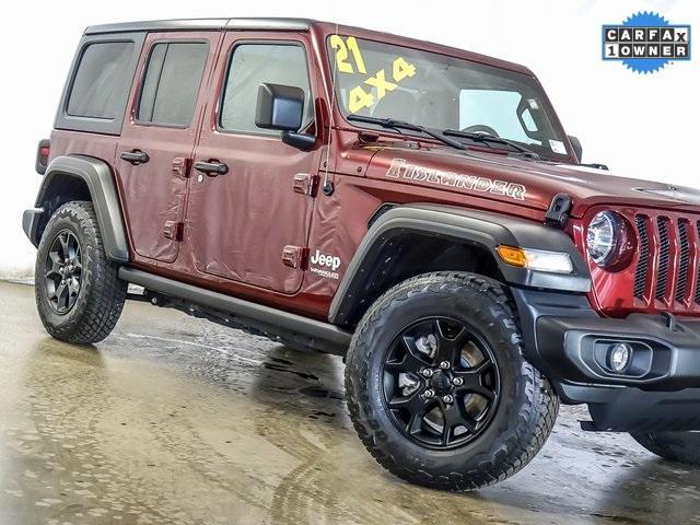 used 2021 Jeep Wrangler Unlimited car, priced at $32,972