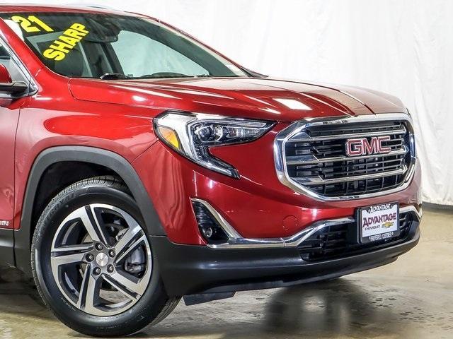 used 2021 GMC Terrain car, priced at $26,472