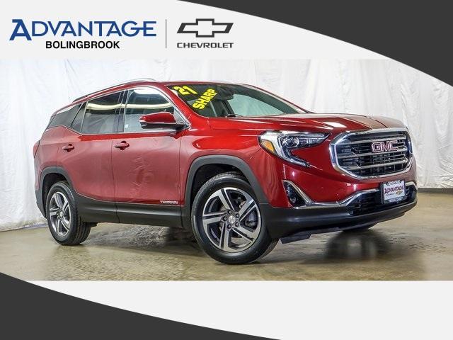 used 2021 GMC Terrain car, priced at $24,472