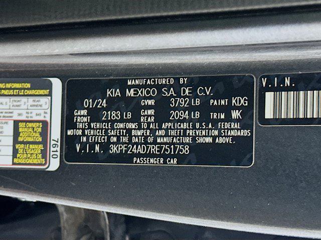 used 2024 Kia Forte car, priced at $17,797
