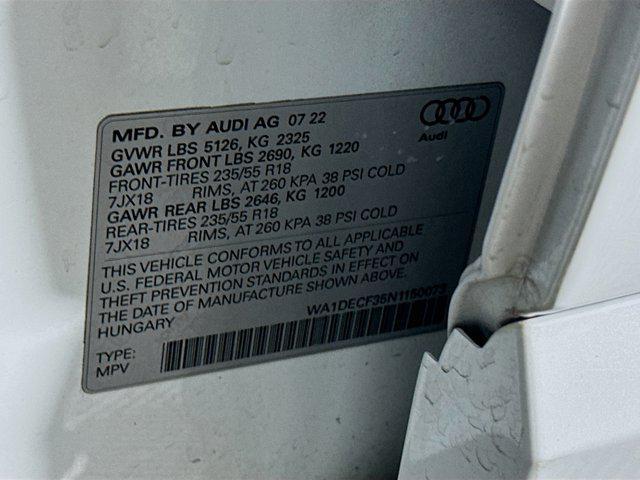 used 2022 Audi Q3 car, priced at $24,697