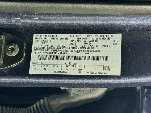 used 2021 Ford F-150 car, priced at $40,899