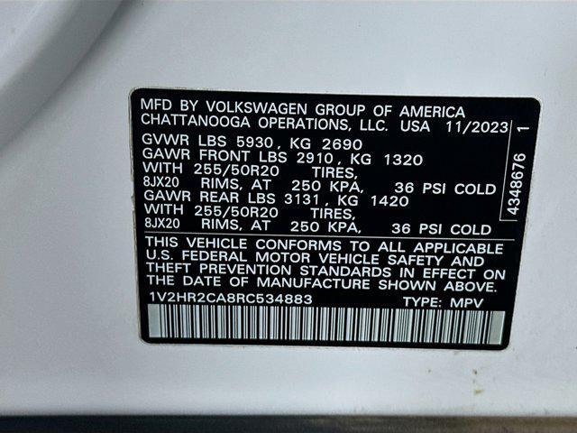 used 2024 Volkswagen Atlas car, priced at $29,997
