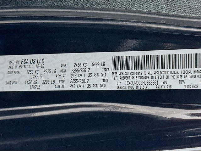 used 2017 Jeep Wrangler Unlimited car, priced at $20,997