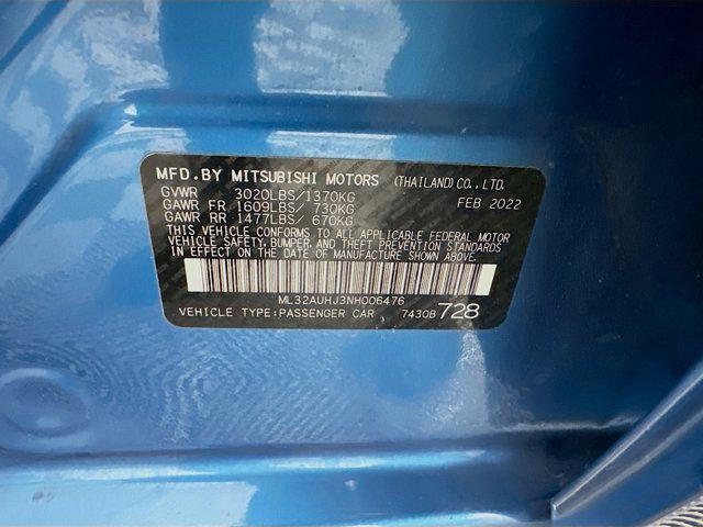 used 2022 Mitsubishi Mirage car, priced at $12,997