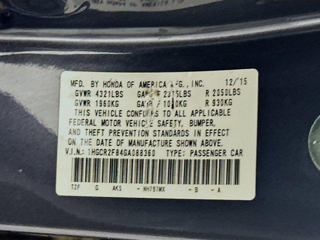 used 2016 Honda Accord car, priced at $14,999