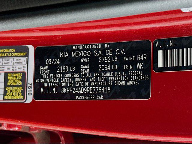 used 2024 Kia Forte car, priced at $17,897