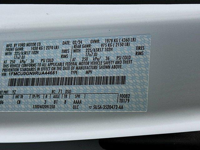 used 2024 Ford Escape car, priced at $19,497