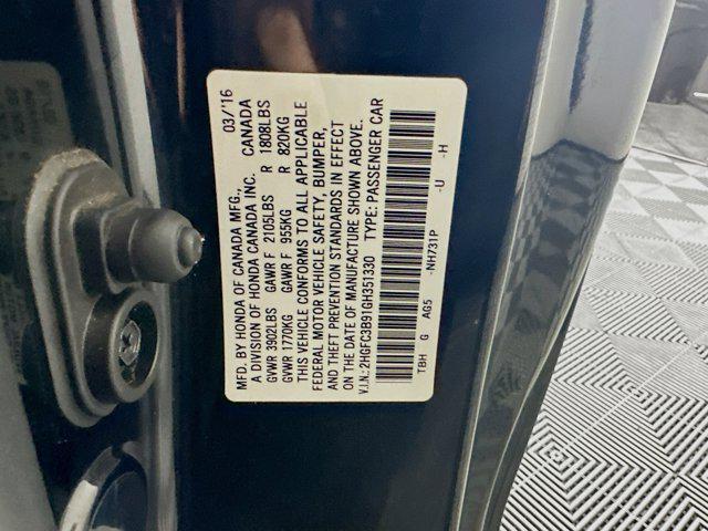 used 2016 Honda Civic car, priced at $15,299