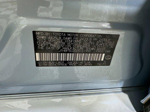 used 2012 Lexus IS 250 car, priced at $11,699