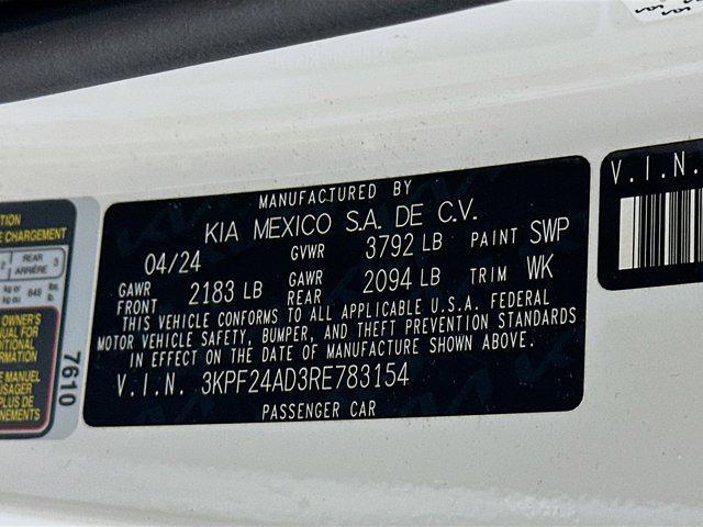 used 2024 Kia Forte car, priced at $17,297