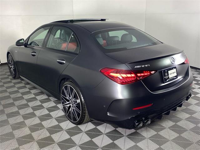 new 2024 Mercedes-Benz AMG C 43 car, priced at $75,430