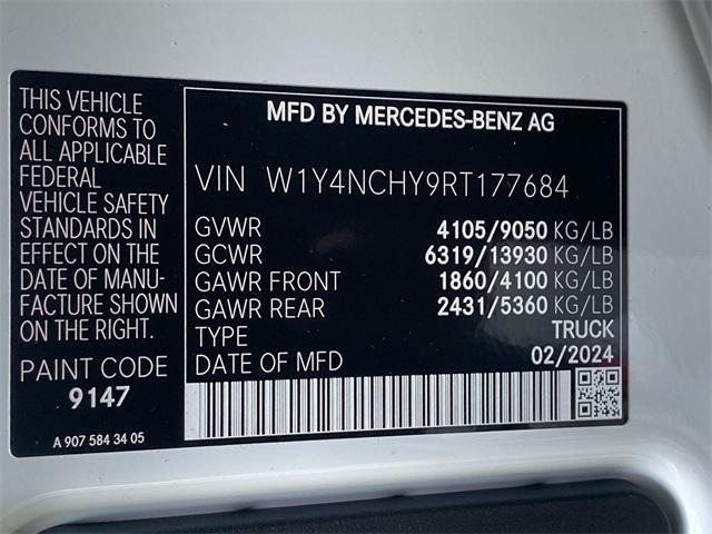new 2024 Mercedes-Benz Sprinter 2500 car, priced at $72,086