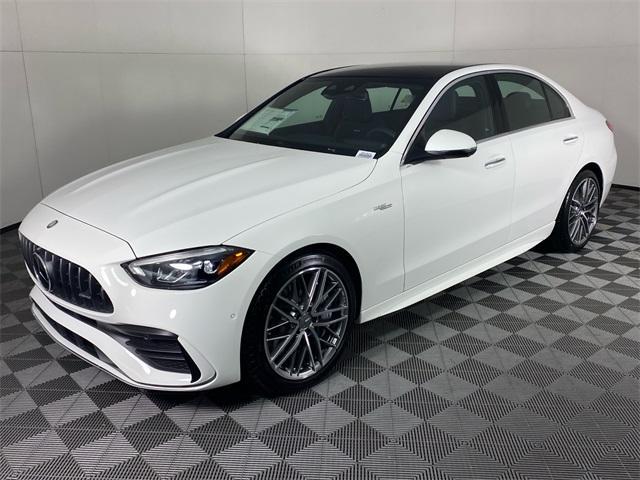 new 2024 Mercedes-Benz AMG C 43 car, priced at $67,635
