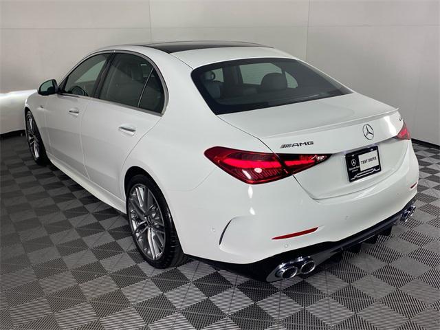 new 2024 Mercedes-Benz AMG C 43 car, priced at $67,635