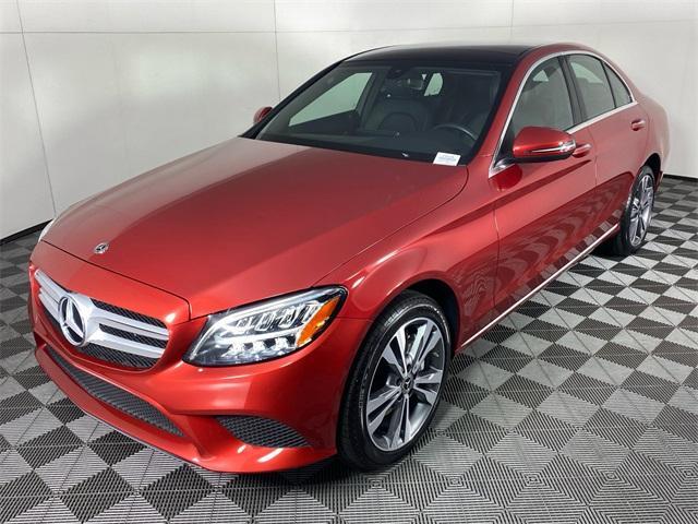 used 2021 Mercedes-Benz C-Class car, priced at $35,000
