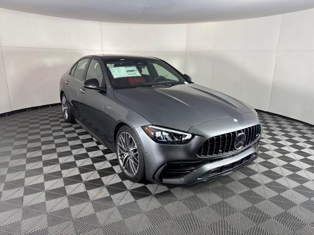 new 2025 Mercedes-Benz AMG C 43 car, priced at $71,295