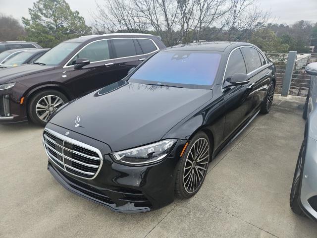 used 2022 Mercedes-Benz S-Class car, priced at $77,000