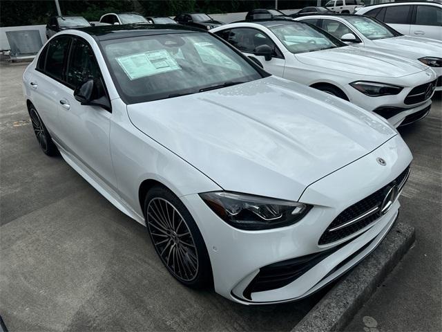 new 2024 Mercedes-Benz C-Class car, priced at $60,315