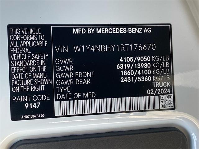 new 2024 Mercedes-Benz Sprinter 2500 car, priced at $68,763