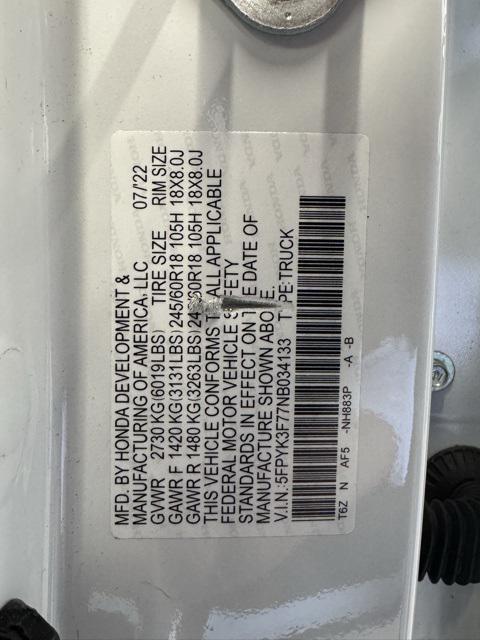 used 2022 Honda Ridgeline car, priced at $32,595