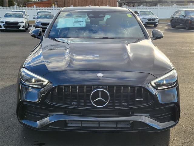 new 2025 Mercedes-Benz AMG C 43 car, priced at $78,285