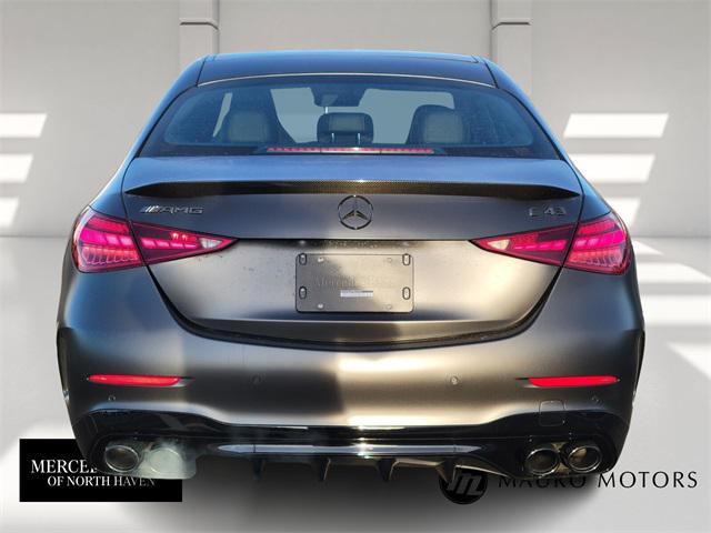 new 2025 Mercedes-Benz AMG C 43 car, priced at $86,560