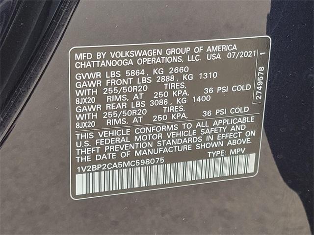 used 2021 Volkswagen Atlas car, priced at $25,997
