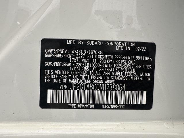 used 2022 Subaru Crosstrek car, priced at $22,297