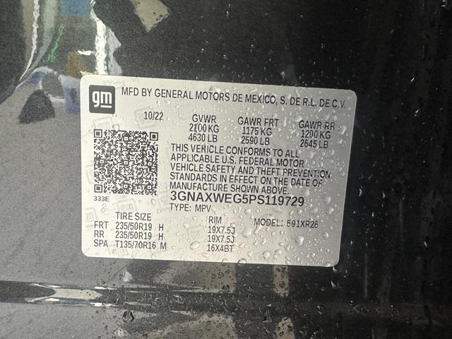 used 2023 Chevrolet Equinox car, priced at $24,774