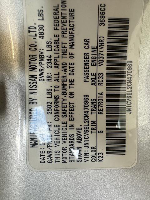 used 2012 INFINITI G37x car, priced at $12,898