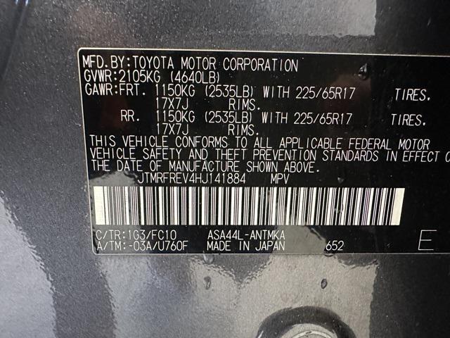 used 2017 Toyota RAV4 car, priced at $19,778